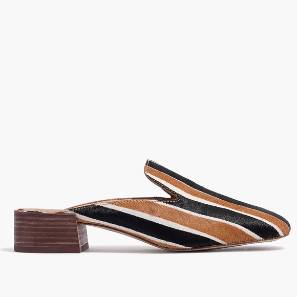 MADEWELL Striped Willa Calf Hair Loafer - Picture 2 of 10